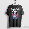 Premium Elon Musk Wearing Optimistic Prime Vintage T-Shirts, Hoodie, Sweatshirt | ZylaModa.com