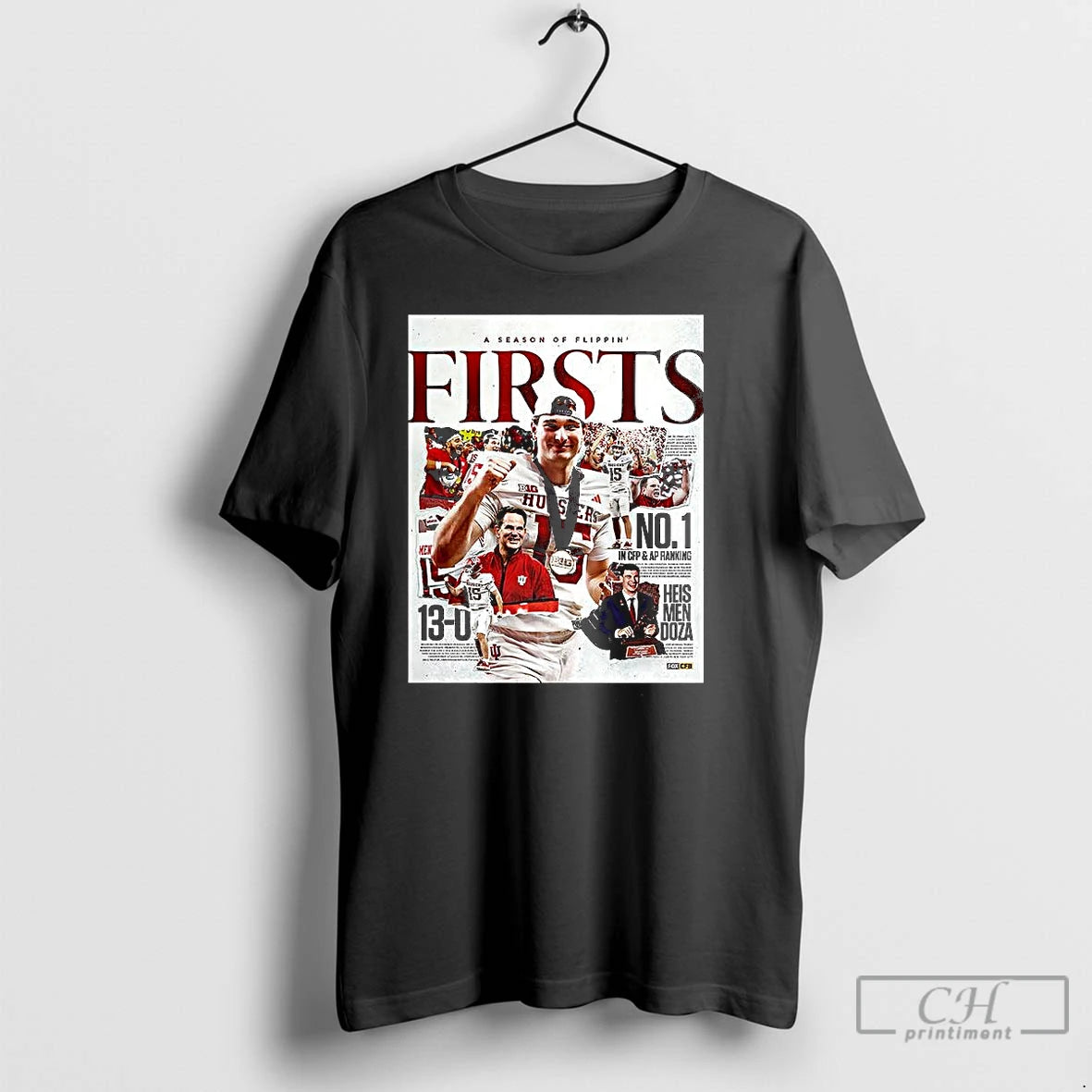 Premium Fernando Mendoza A Season Of Flippin Firsts T-Shirts, Hoodie, Sweatshirt | ZylaModa.com