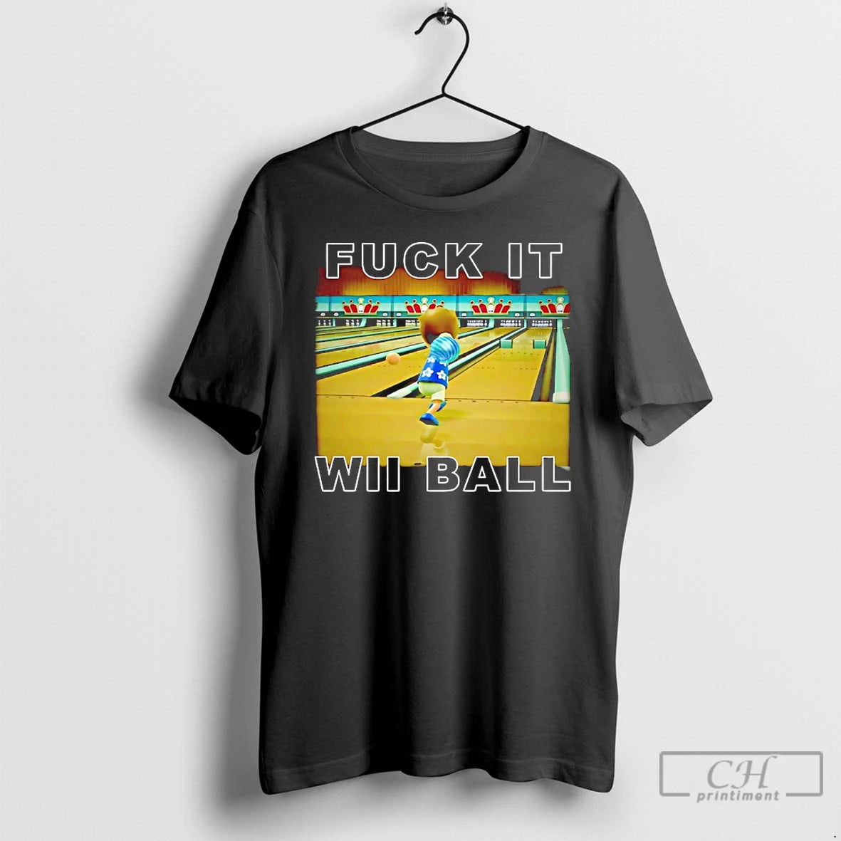 Premium Fuck It Wii Ball Bowling Cartoon T-Shirts, Hoodie, Sweatshirt | ZylaModa.com
