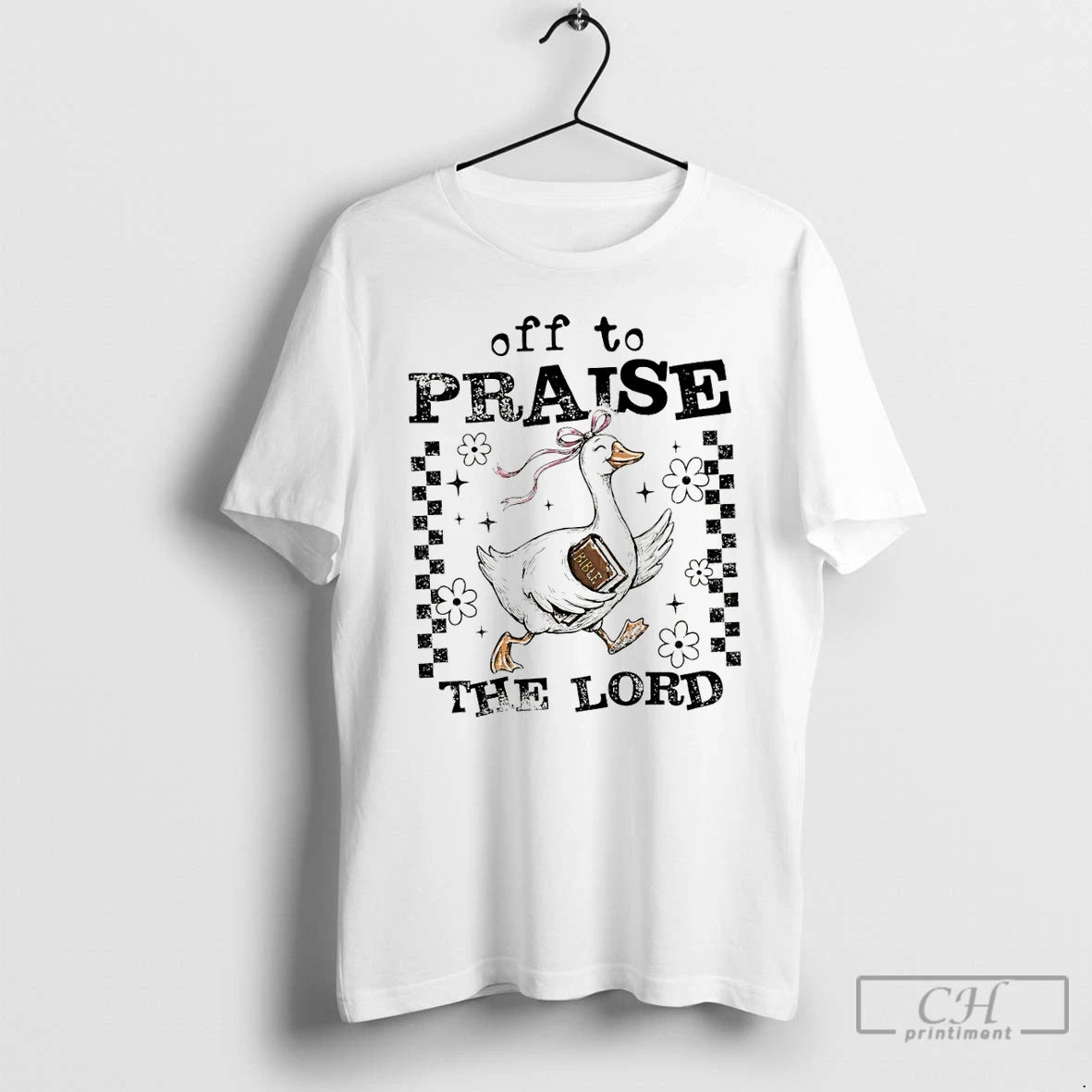 Premium Funny Goose Christian Off To Praise The Lord T-Shirts, Hoodie, Sweatshirt | ZylaModa.com