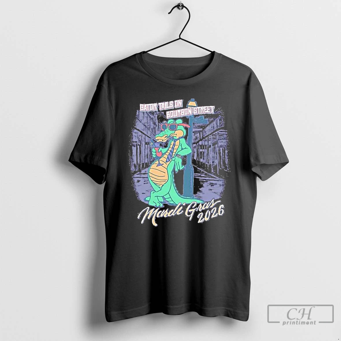 Premium Gator Tails On Bourbon Street Mardi Gras 2026 T-Shirts, Hoodie, Sweatshirt | ZylaModa.com