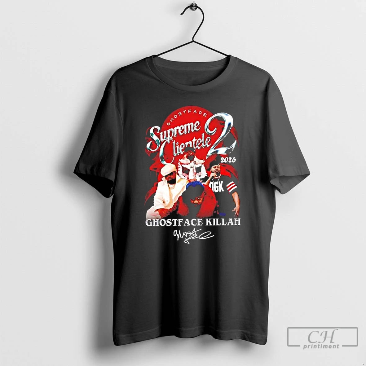 Premium Ghostface Killah 2026 Picture Collage Signature T-Shirts, Hoodie, Sweatshirt | ZylaModa.com