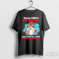 Premium Gnome Some Girls Go Riding And Drink Too Much Its Me T Shirts Sweater Hoodie, Sweatshirt | ZylaModa.com