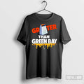 Premium Grater Than Green Bay Nfc North Rivalry T-Shirts, Hoodie, Sweatshirt | ZylaModa.com