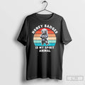 Premium Honey Badger Is My Spirit Animal Funny Vintage Wildlife T-Shirts, Hoodie, Sweatshirt | ZylaModa.com