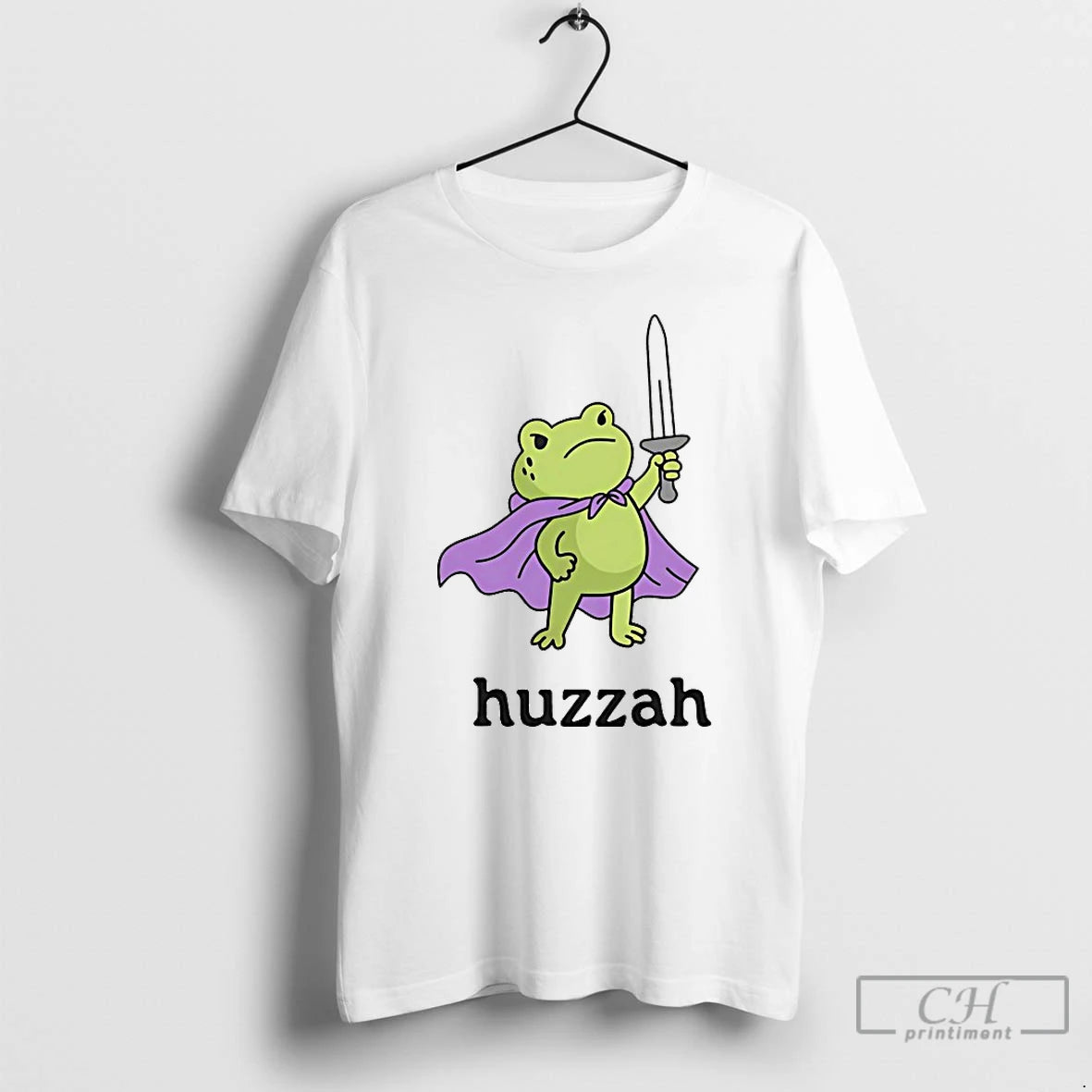 Premium Huzzah Frog T-Shirts, Hoodie, Sweatshirt | ZylaModa.com