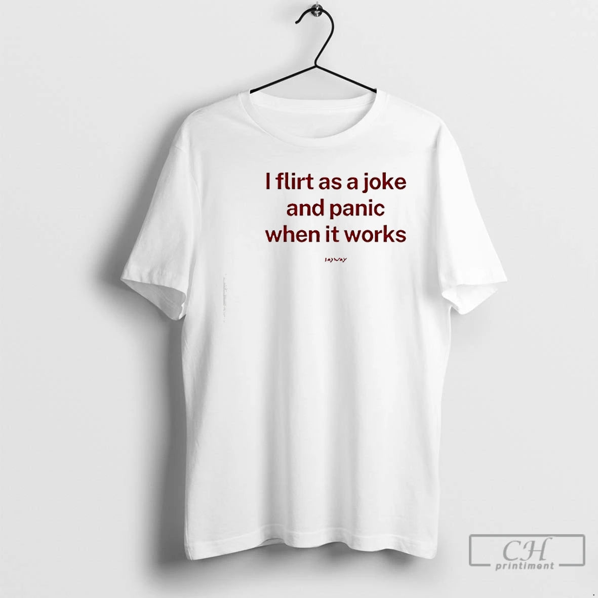 Premium I Flirt As A Joke And Panic When It Works T-Shirts, Hoodie, Sweatshirt | ZylaModa.com