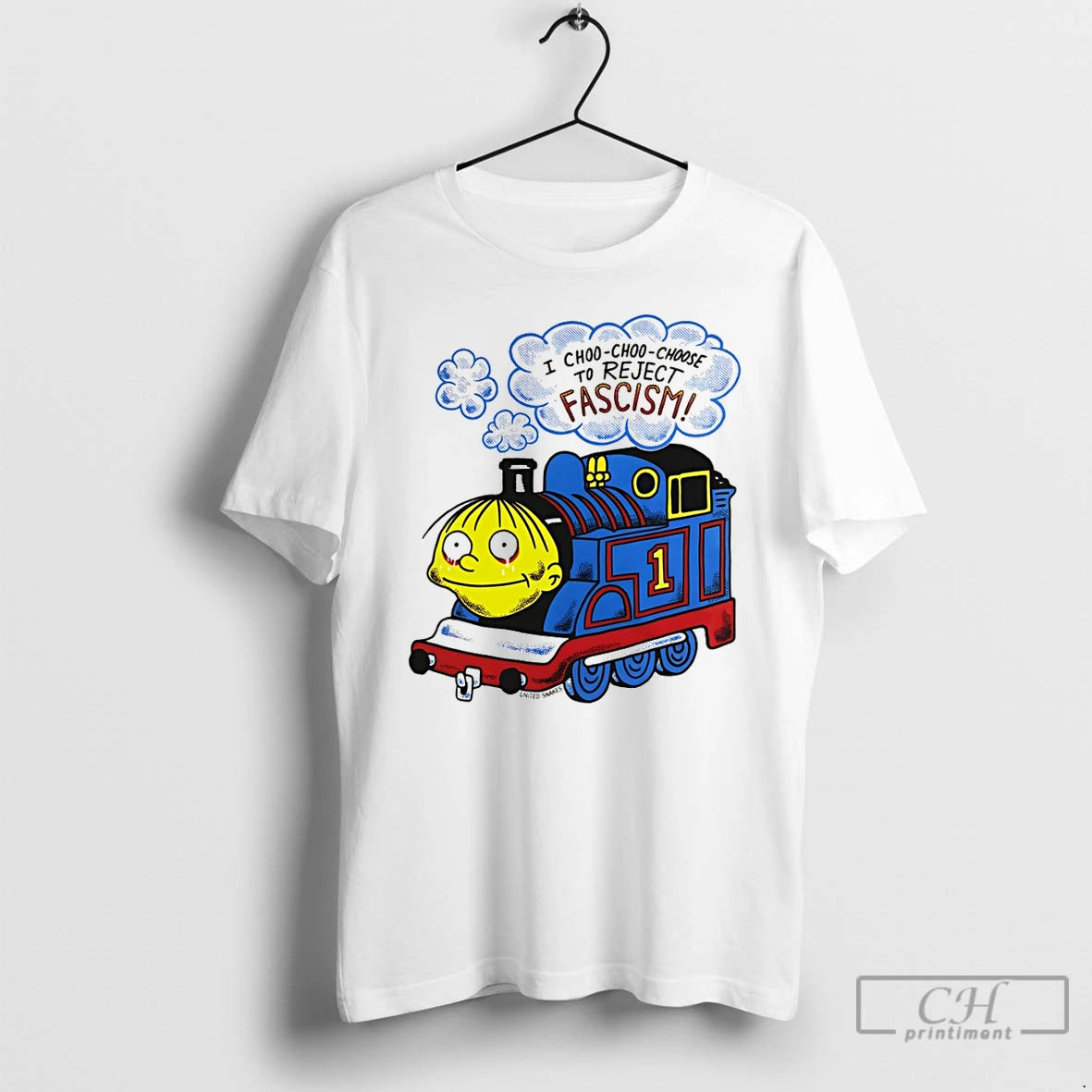 Premium I Choo Choo Choose To Reject Fascism Vintage T-Shirts, Hoodie, Sweatshirt | ZylaModa.com