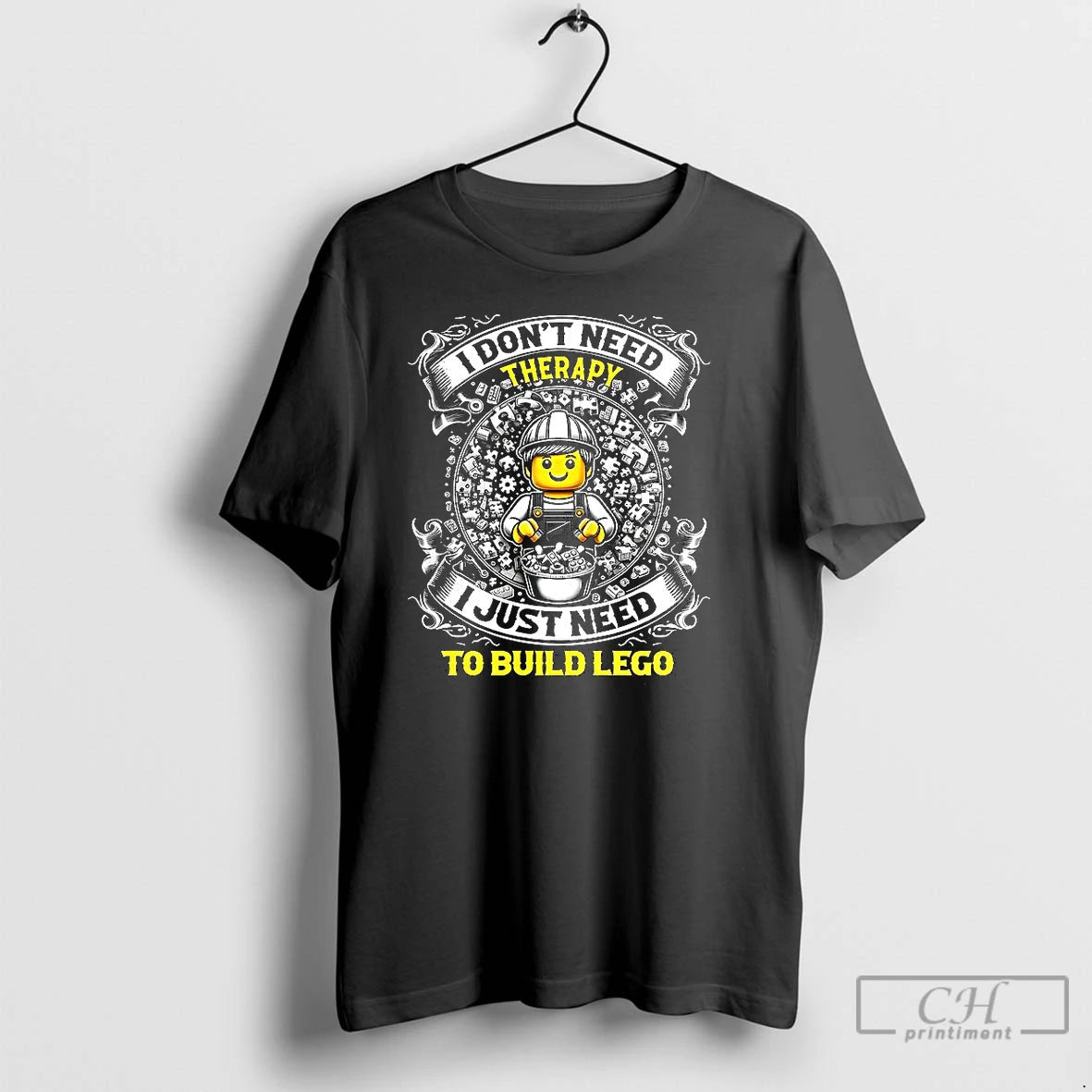 Premium I Dont Need Therapy I Just Need To Build Lego Worker T Shirts Sweater Hoodie, Sweatshirt | ZylaModa.com