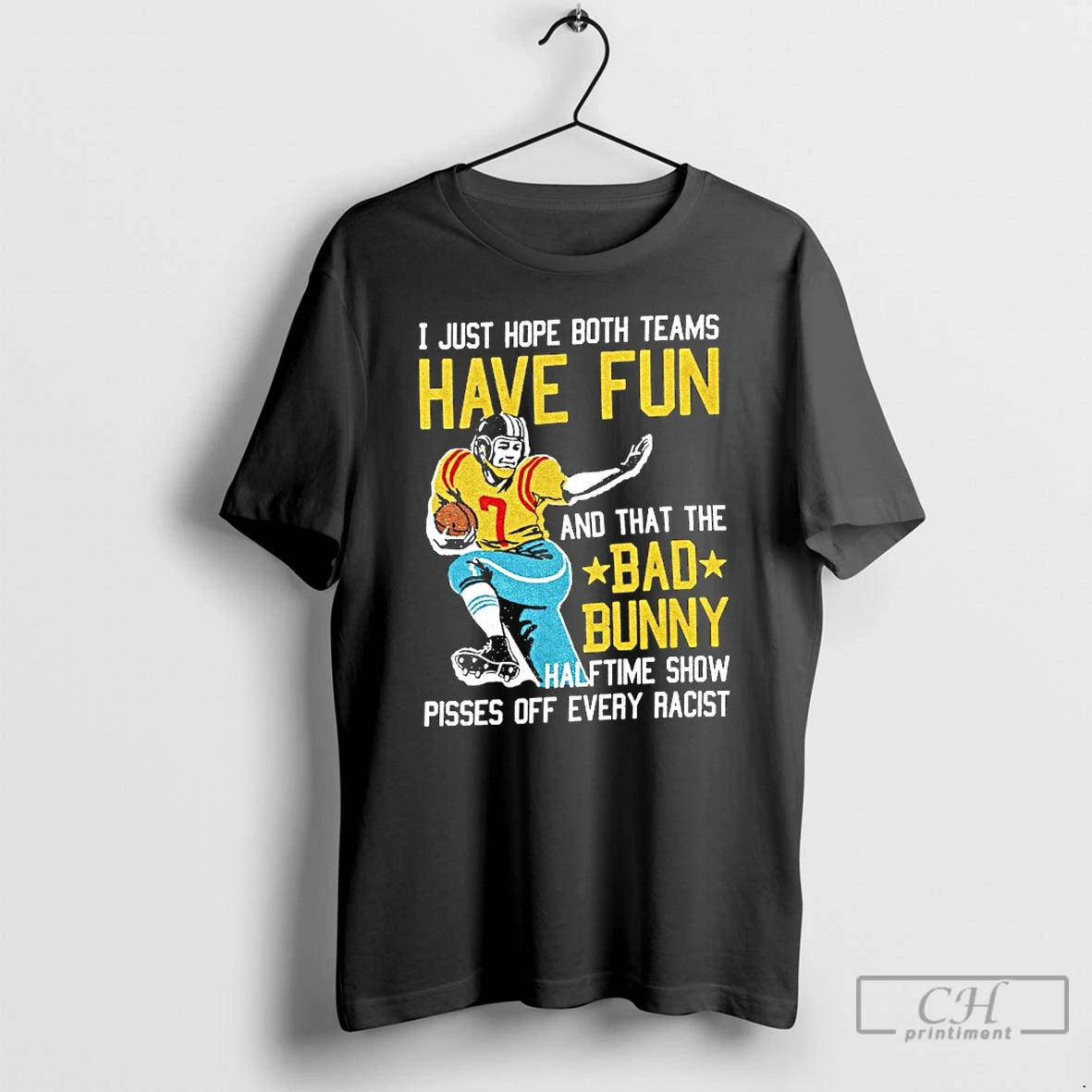 Premium I Just Hope Both Teams Have Fun And That The Bad Bunny Halftime Show T-Shirts, Hoodie, Sweatshirt | ZylaModa.com