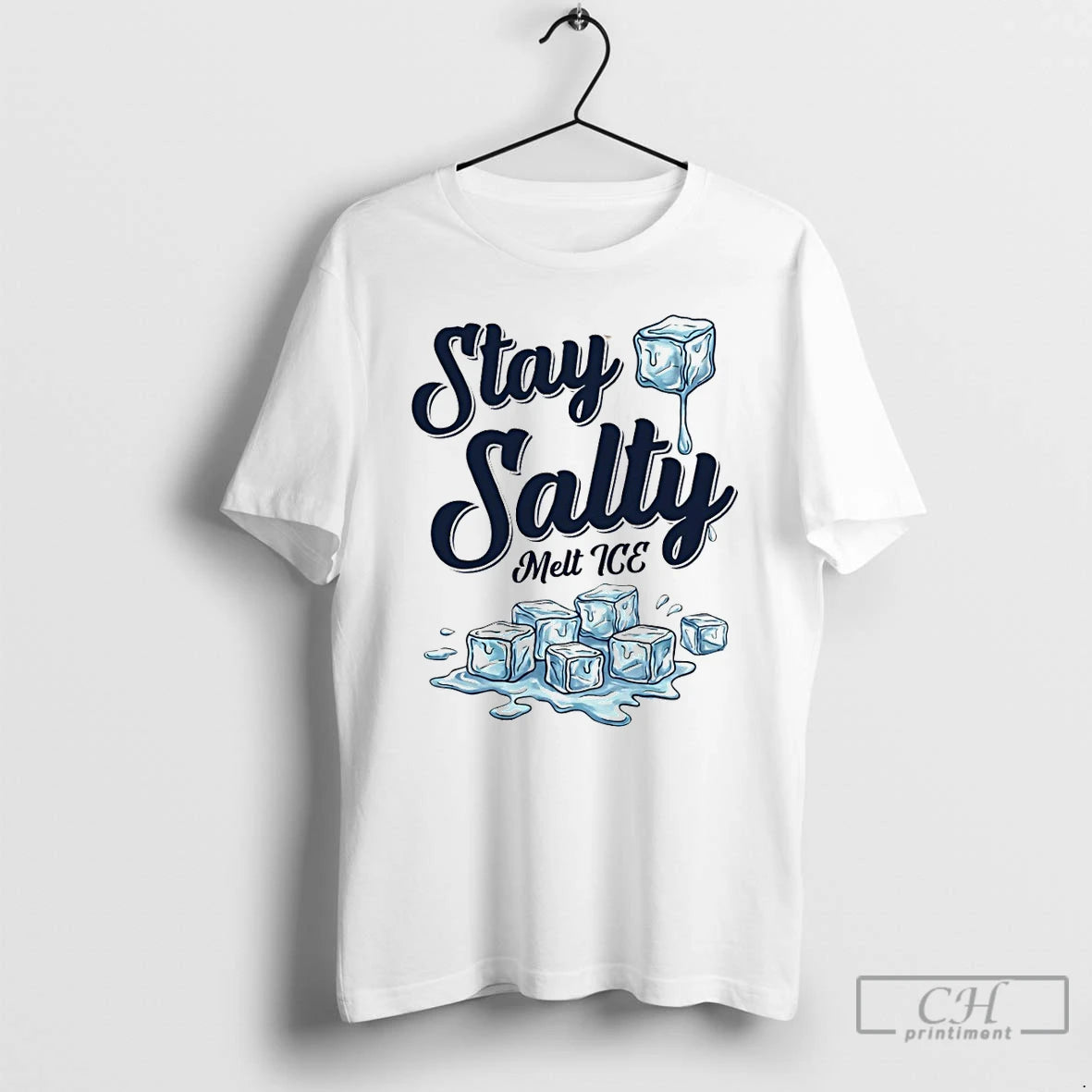 Premium Ice Stay Salty Melt Ice Anti Ice Abolish T-Shirts, Hoodie, Sweatshirt | ZylaModa.com