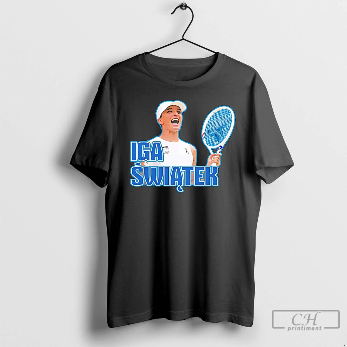 Premium Iga Swiatek Tennis Player Graphic T-Shirts, Hoodie, Sweatshirt | ZylaModa.com