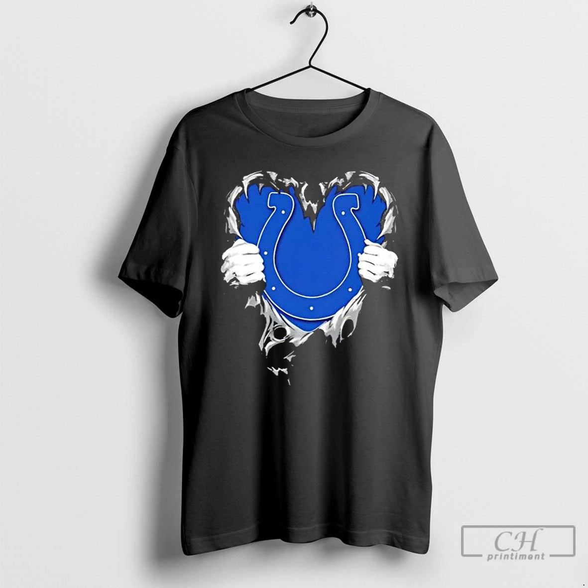 Premium Indianapolis Colts Rip The Chest Forever In My Heart T-Shirts, Hoodie, Sweatshirt | ZylaModa.com