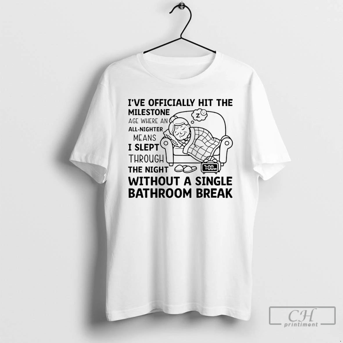 Premium Ive Ly Hit The Milestone Age Where An All Nighter Means I Slept Through T-Shirts, Hoodie, Sweatshirt | ZylaModa.com