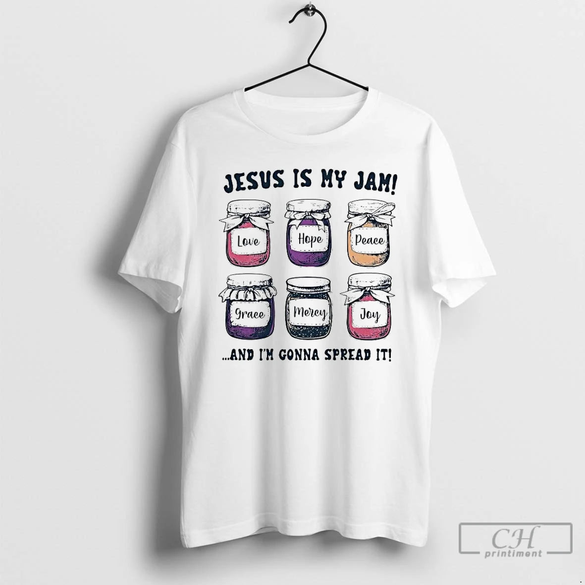 Premium Jesus Is My Jam And Im Gonna Spread It T-Shirts, Hoodie, Sweatshirt | ZylaModa.com