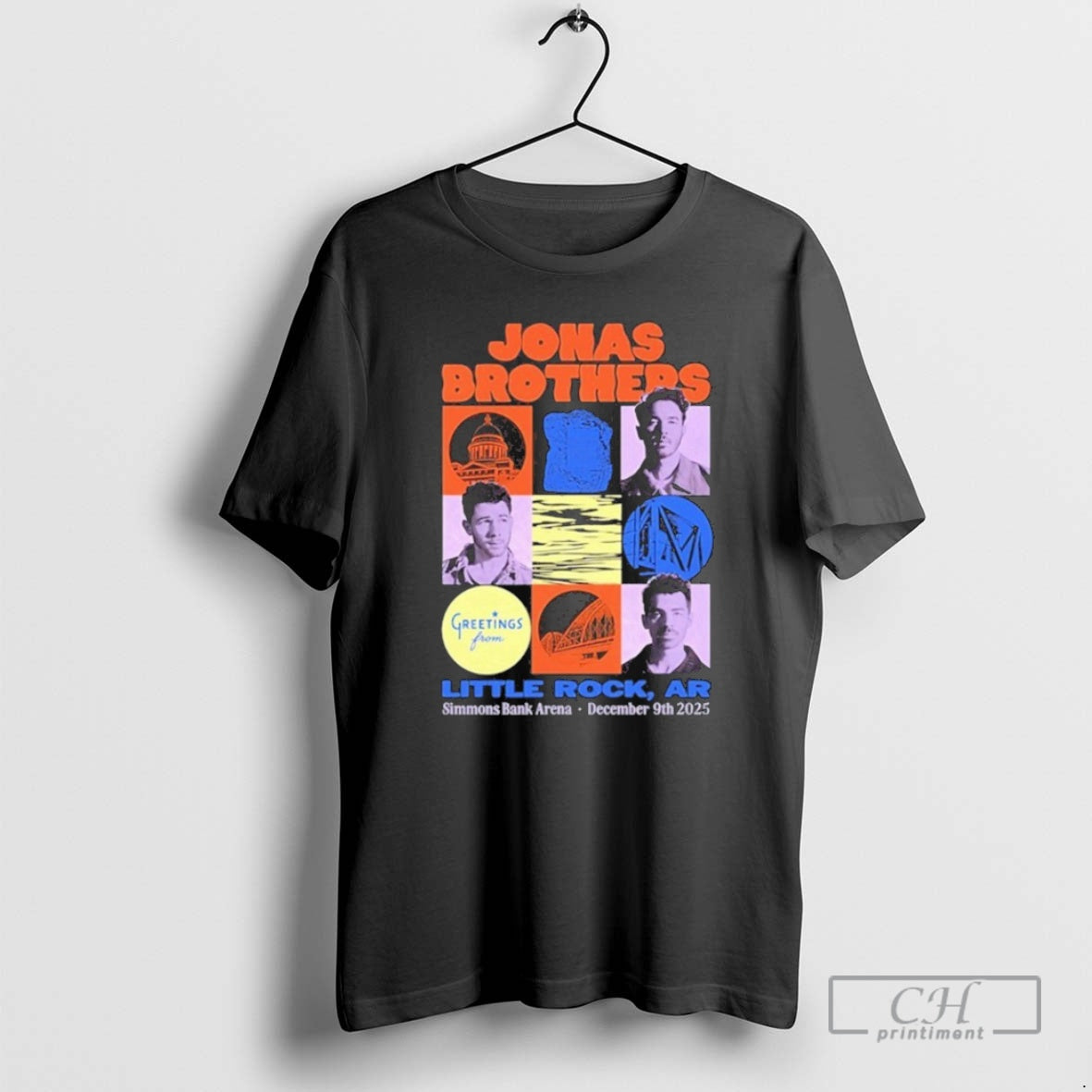 Premium Jonas Brothers Simmons Bank Arena Little Rock Ar Dec 9 2025 Tour Shirt Sweater Hoodie, Sweatshirt | ZylaModa.com