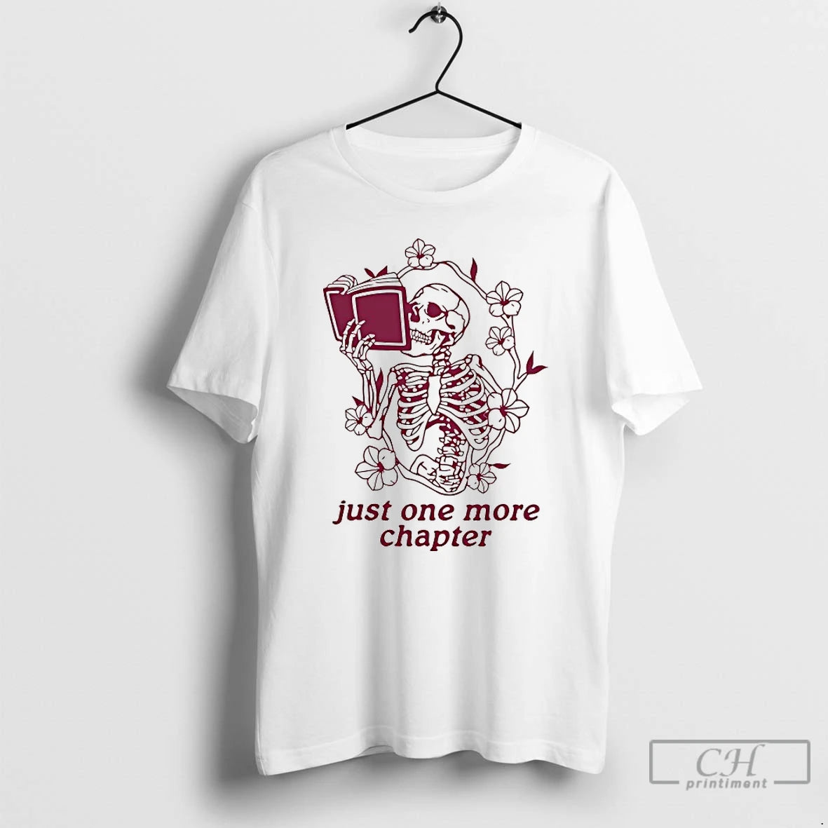 Premium Just One More Chapter Skeleton T-Shirts, Hoodie, Sweatshirt | ZylaModa.com