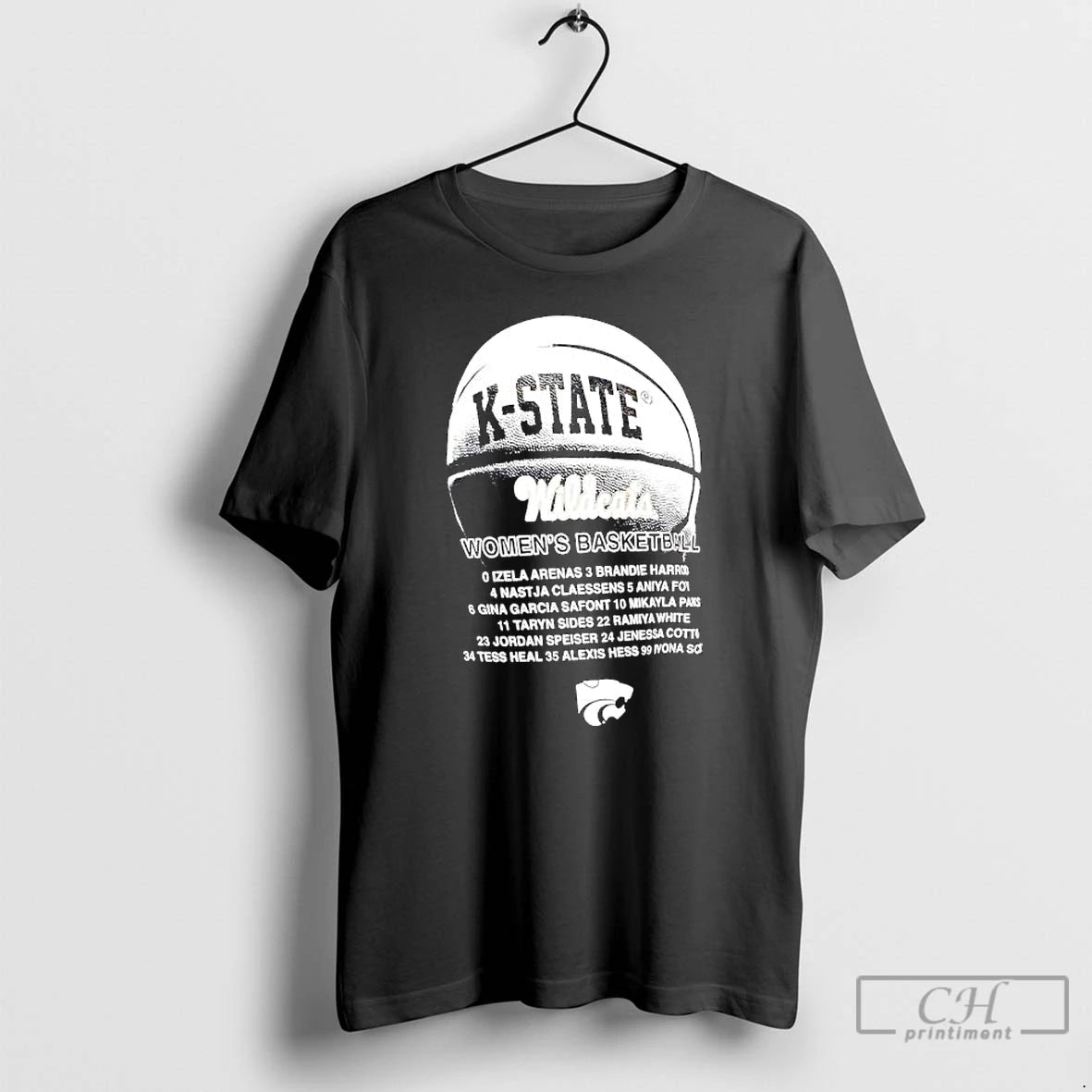 Premium K State Wildcats Womens Basketball Players Listed Name T-Shirts, Hoodie, Sweatshirt | ZylaModa.com