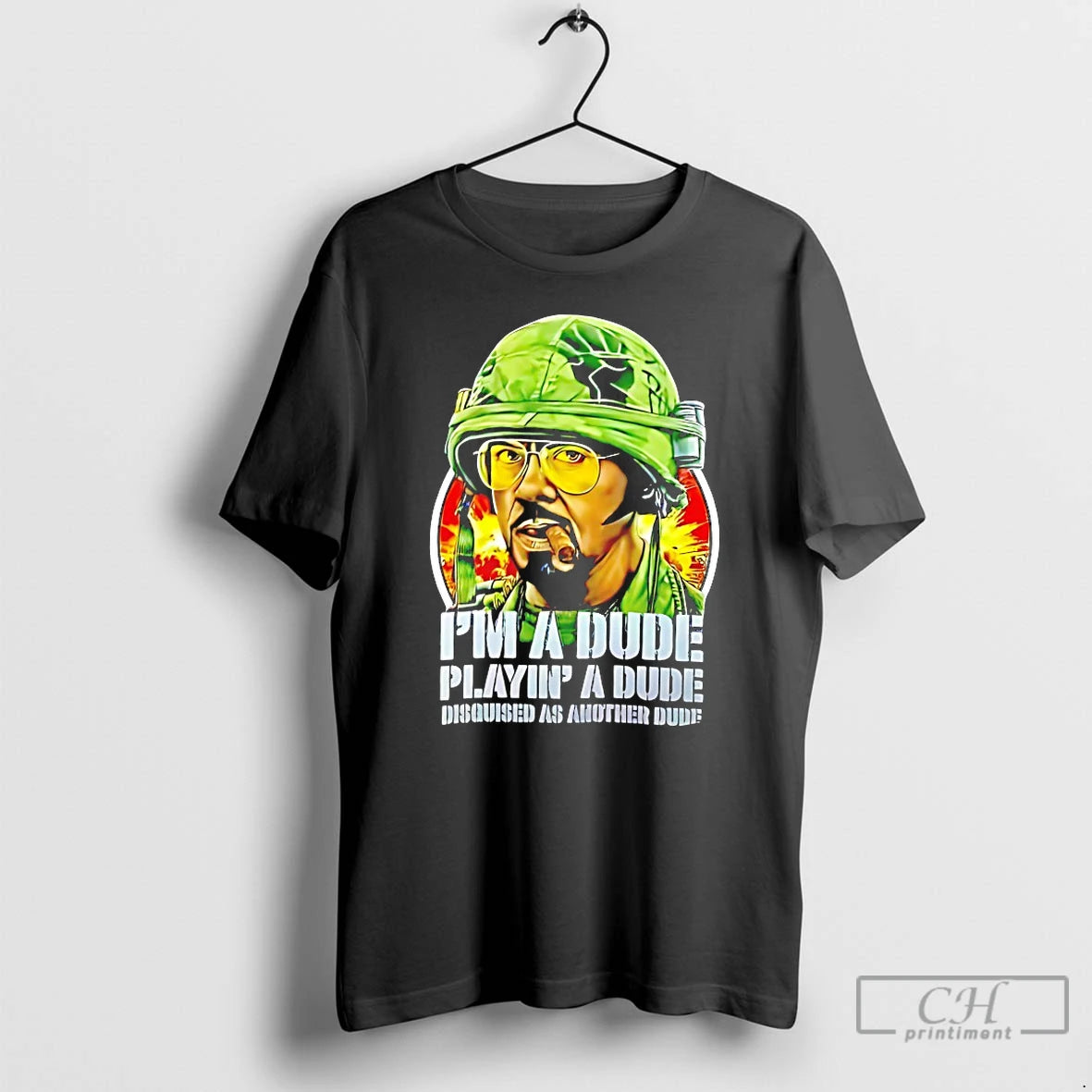 Premium Kirk Lazarus Im A Dude Playin A Dude T-Shirts, Hoodie, Sweatshirt | ZylaModa.com