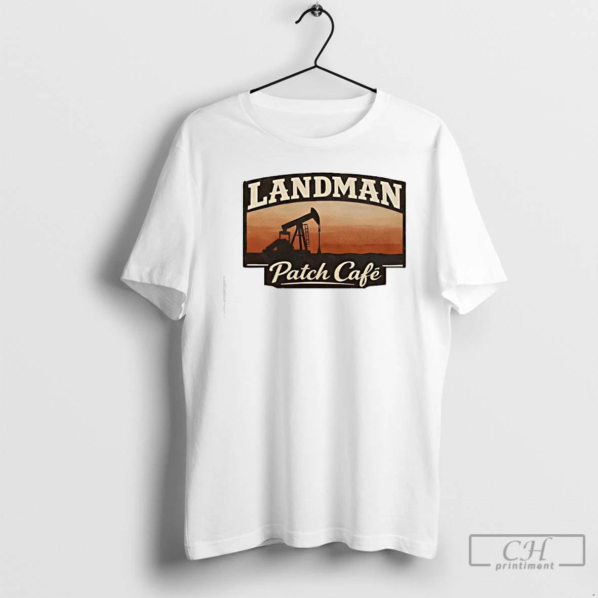 Premium Landman Patch Cafe Graphic T-Shirts, Hoodie, Sweatshirt | ZylaModa.com