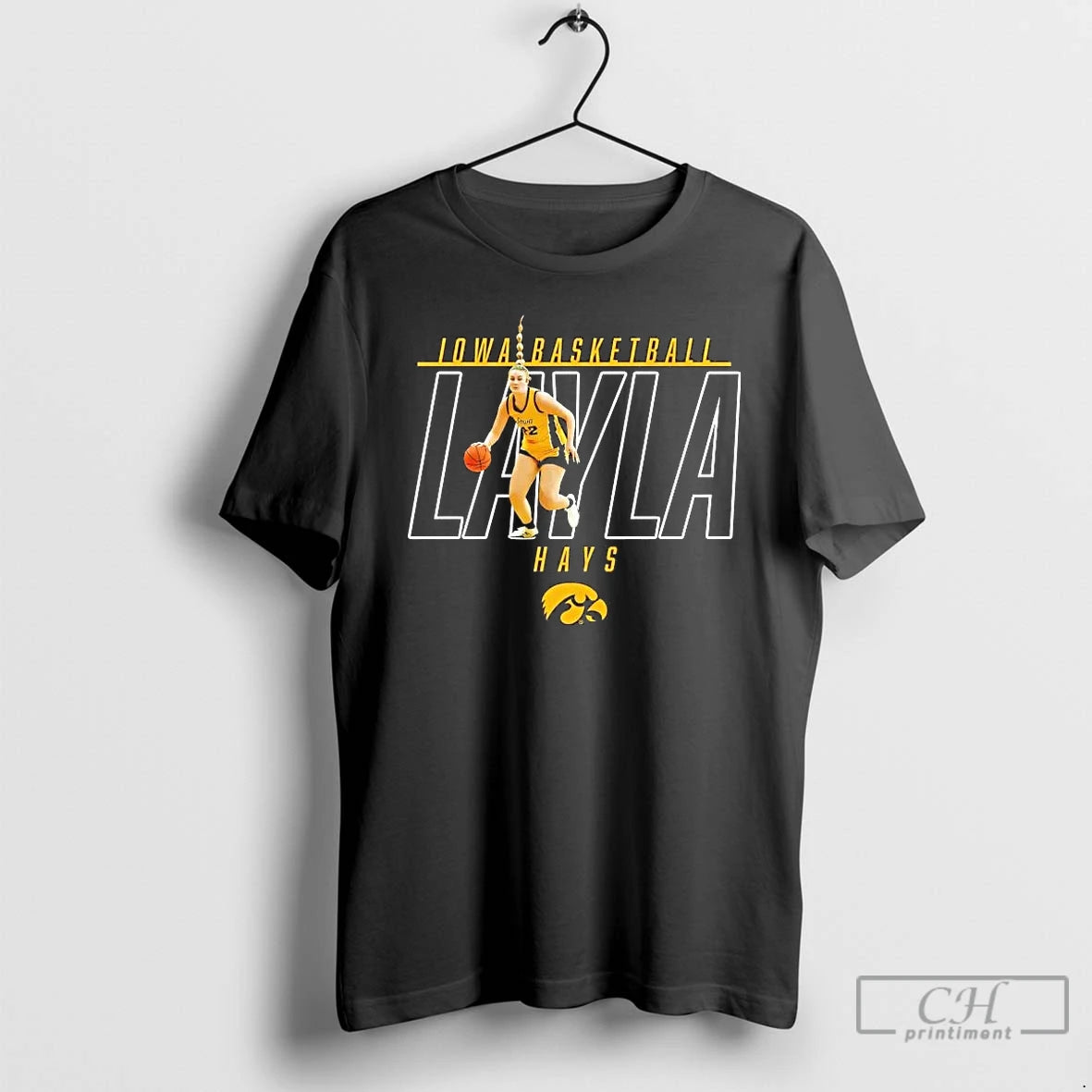 Premium Layla Hays Illustrated Iowa Basketball T-Shirts, Hoodie, Sweatshirt | ZylaModa.com