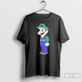Premium Look At Front Of For Boobs Luigi T-Shirts, Hoodie, Sweatshirt | ZylaModa.com