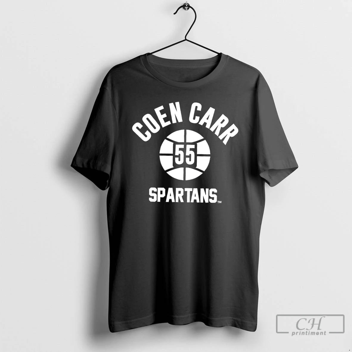 Premium Msu Michigan State Spartans Basketball Air Coen Carr Number 55 T-Shirts, Hoodie, Sweatshirt | ZylaModa.com