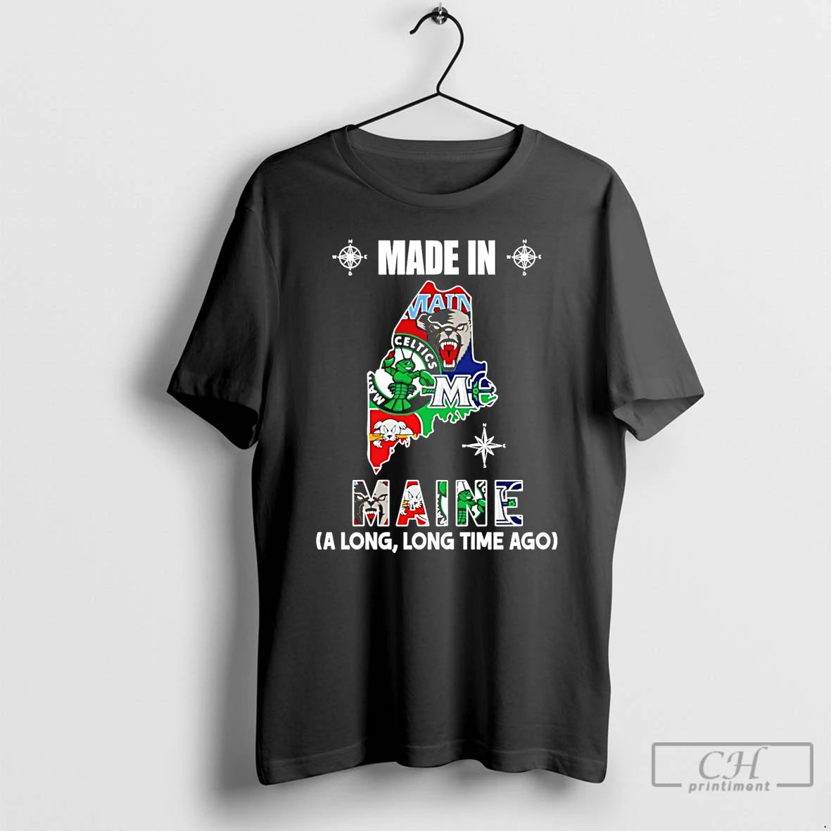 Premium Made In Maine A Long Long Time Ago State T-Shirts, Hoodie, Sweatshirt | ZylaModa.com
