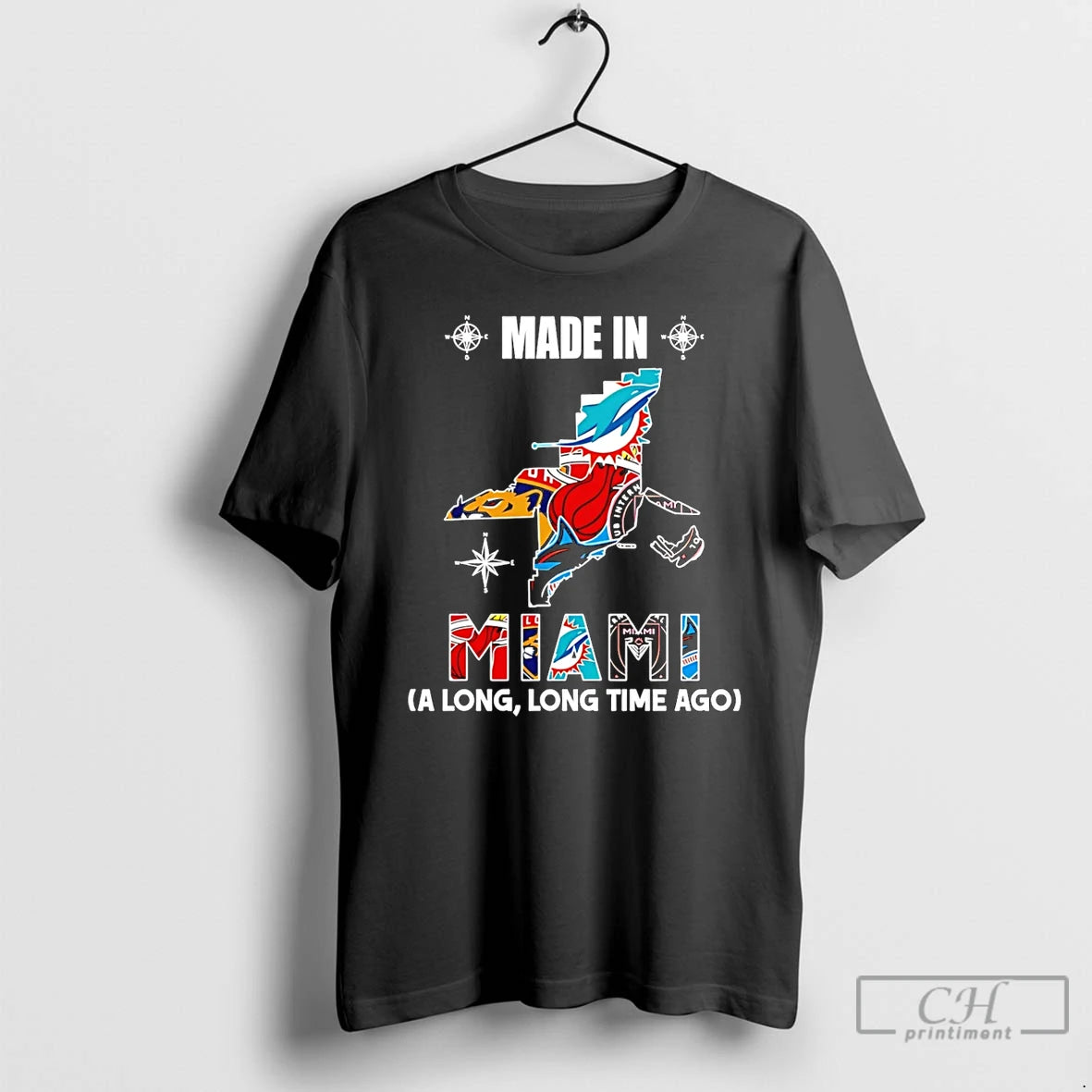 Premium Made In Miami A Long Long Time Ago State T-Shirts, Hoodie, Sweatshirt | ZylaModa.com