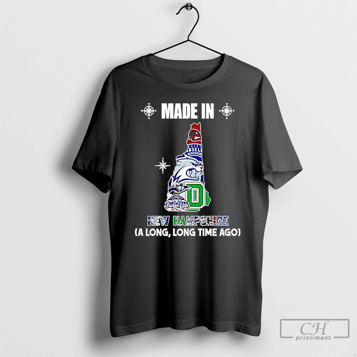 Premium Made In New Hampshire A Long Long Time Ago State T-Shirts, Hoodie, Sweatshirt | ZylaModa.com