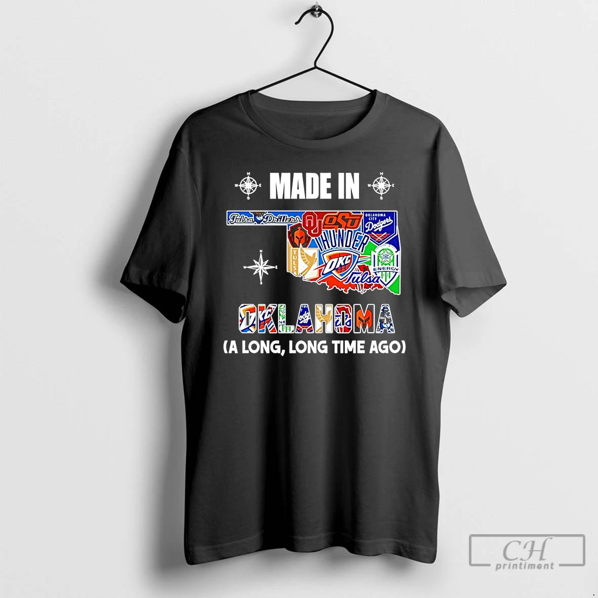 Premium Made In Oklahoma A Long Long Time Ago State T-Shirts, Hoodie, Sweatshirt | ZylaModa.com