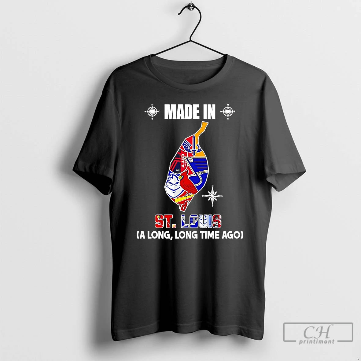 Premium Made In St Louis A Long Long Time Ago State T-Shirts, Hoodie, Sweatshirt | ZylaModa.com