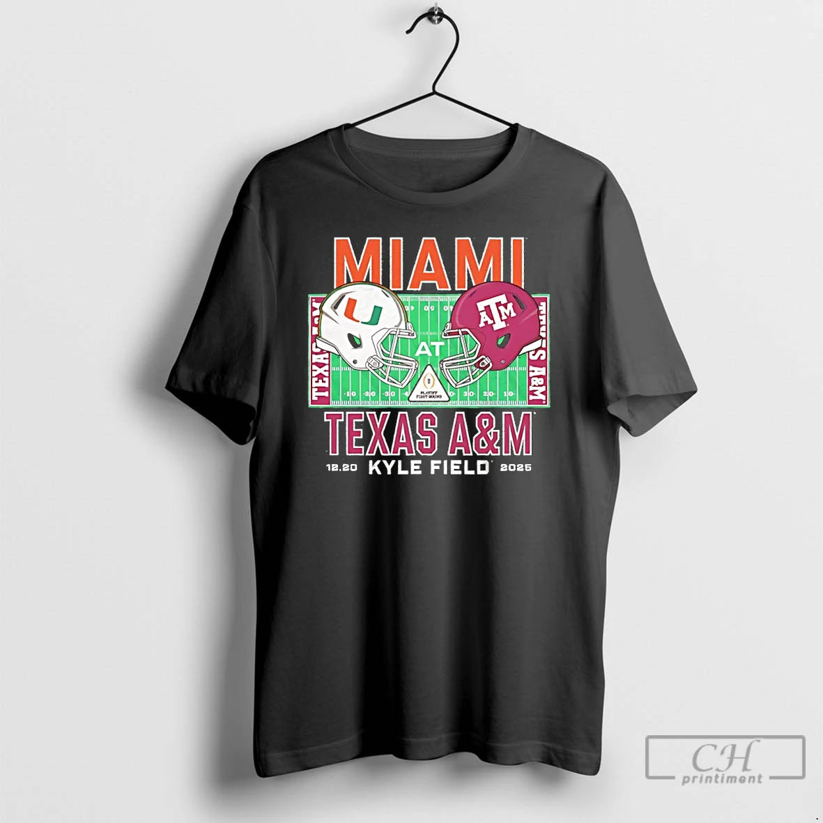 Premium Miami Vs Texas Am College Football Playoff Kyle Field 2025 T-Shirts, Hoodie, Sweatshirt | ZylaModa.com