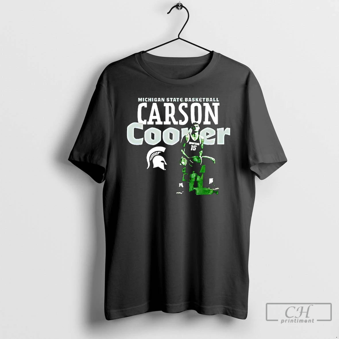 Premium Michigan State Basketball Carson Coomer Graphic T-Shirts, Hoodie, Sweatshirt | ZylaModa.com