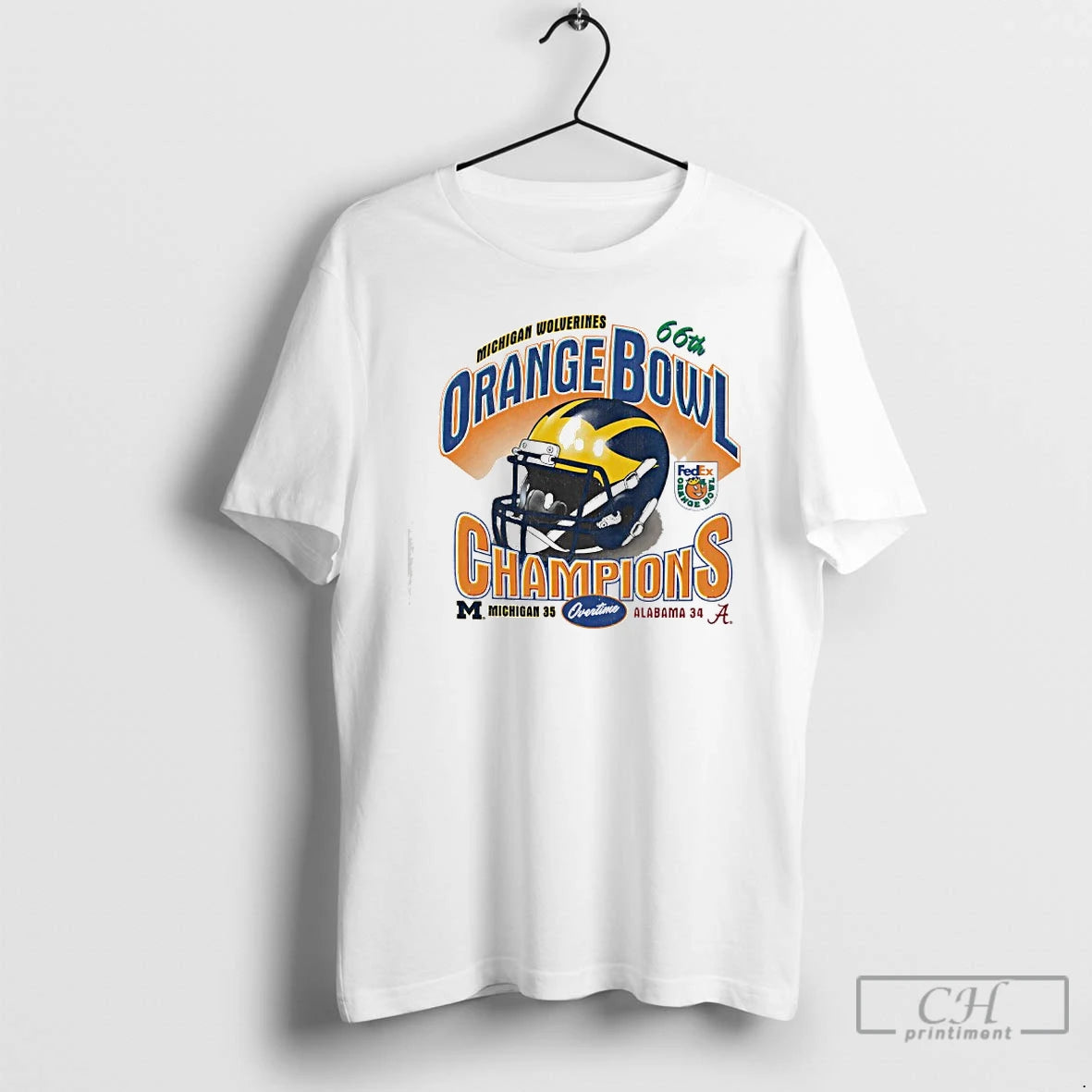 Premium Michigan Wolverines Orange Bowl History Champions 66th T-Shirts, Hoodie, Sweatshirt | ZylaModa.com