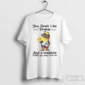 Premium Minions You Smell Like Drama And A Headache T-Shirts, Hoodie, Sweatshirt | ZylaModa.com