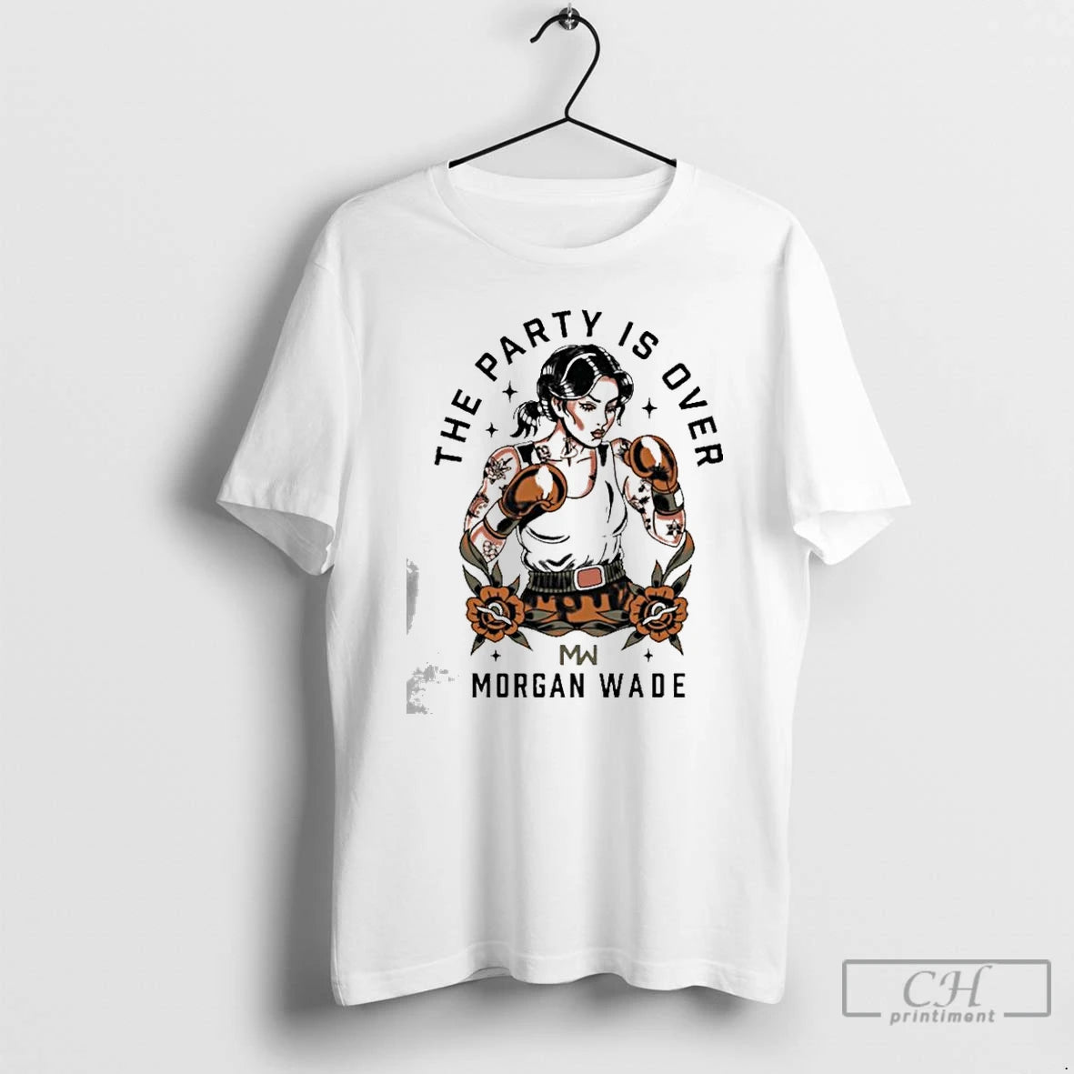 Premium Morgan Wade The Party Is Over Boxing T-Shirts, Hoodie, Sweatshirt | ZylaModa.com