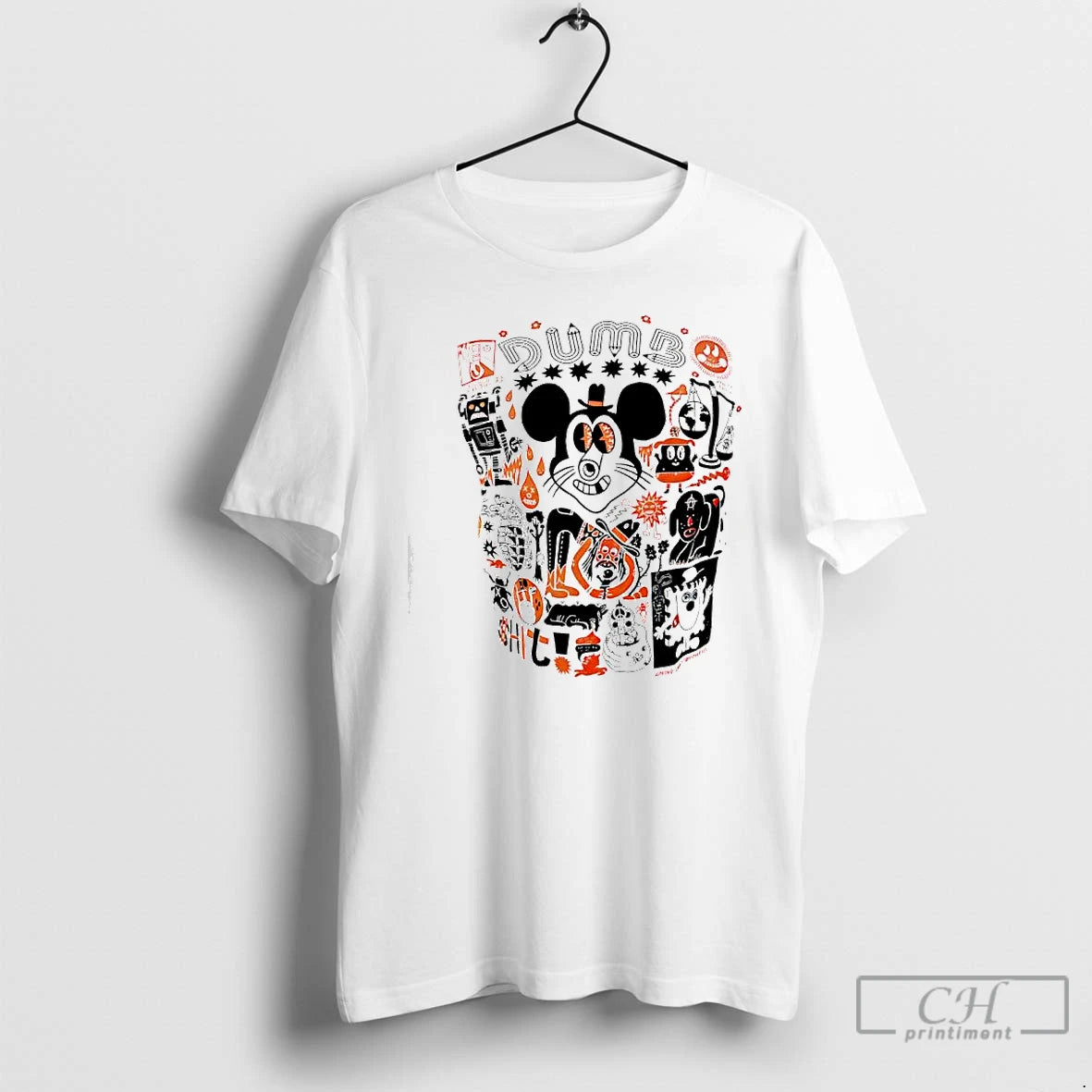 Premium Muerto Mouse Dumb Shit Graphic T-Shirts, Hoodie, Sweatshirt | ZylaModa.com