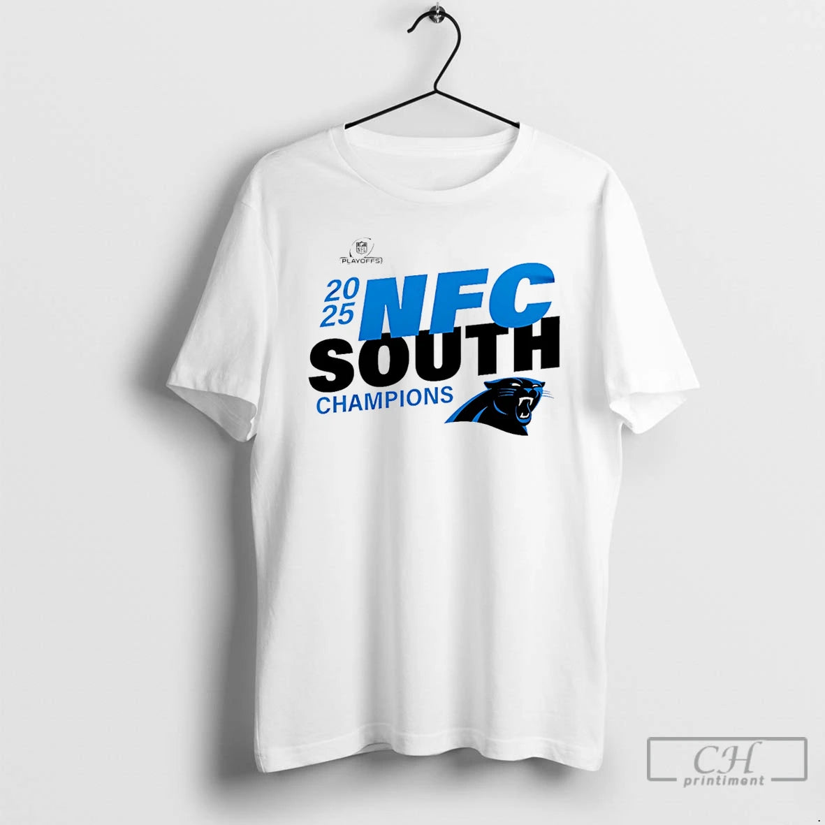 Premium Nfc South Division Champions 2025 Carolina Panthers Logo T-Shirts, Hoodie, Sweatshirt | ZylaModa.com