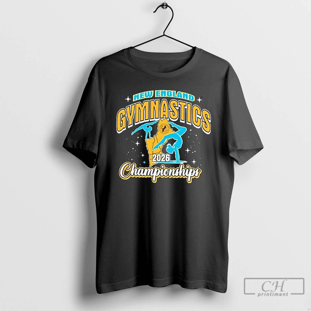 Premium New England Necsspa Gymnastics Championships 2026 Logo T-Shirts, Hoodie, Sweatshirt | ZylaModa.com