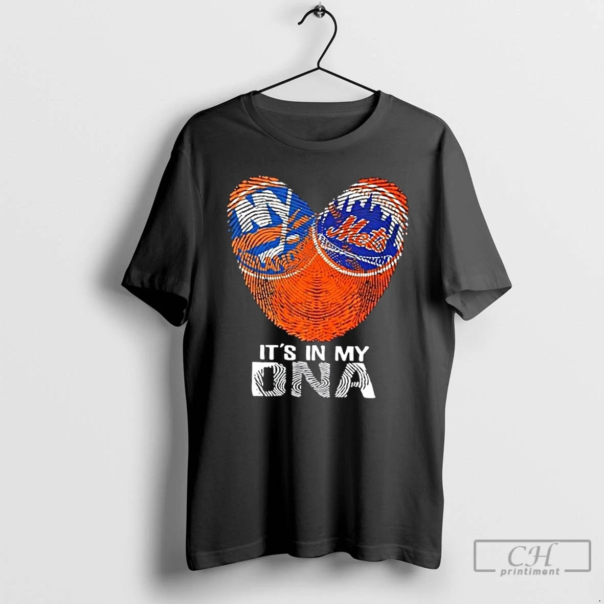 Premium New York City Sports Islanders X Mets Its In My Dna Fingerprint Heart T-Shirts, Hoodie, Sweatshirt | ZylaModa.com