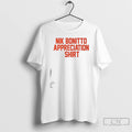 Premium Nik Bonitto Appreciation T-Shirts, Hoodie, Sweatshirt | ZylaModa.com