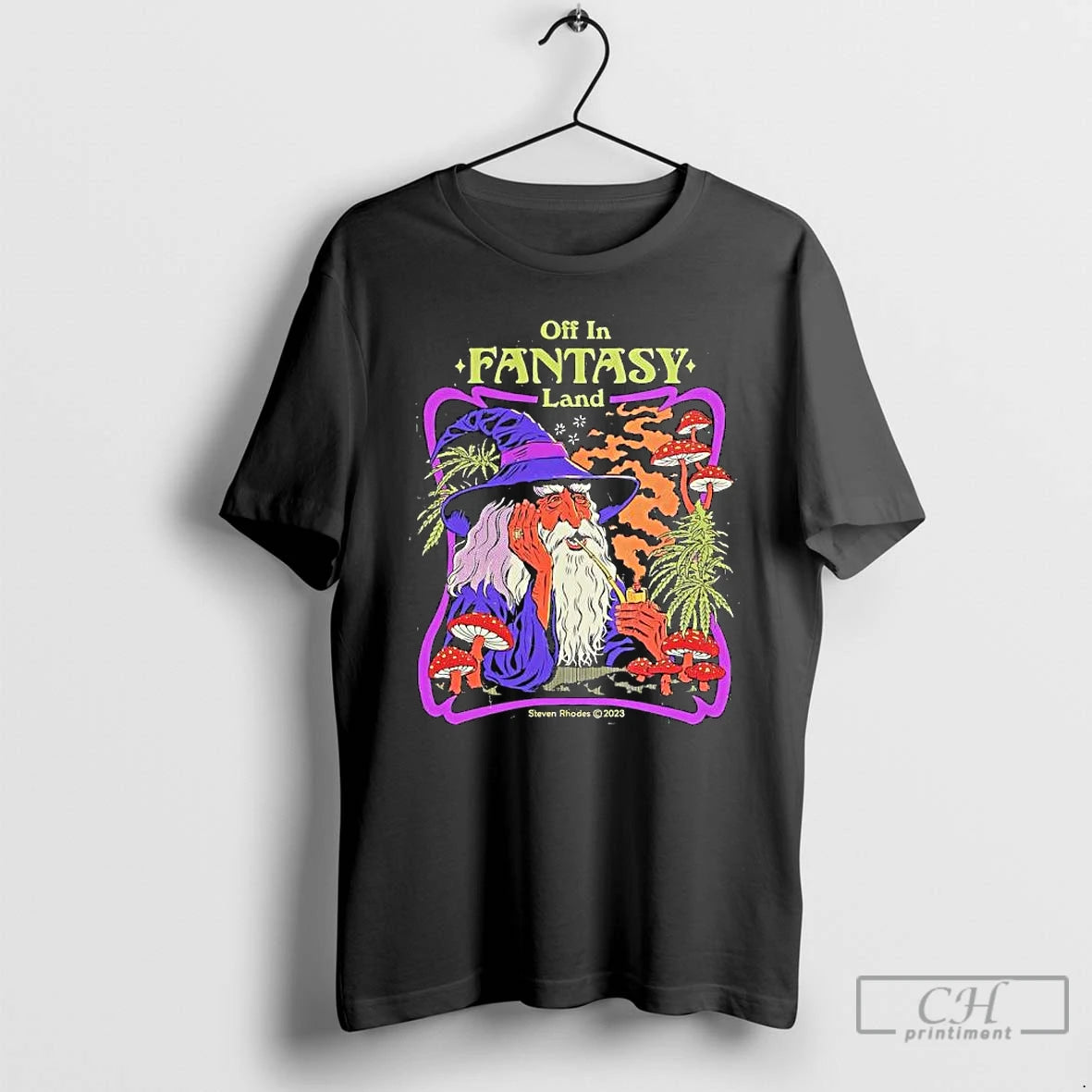 Premium Off In Fantasy Land Wizard T-Shirts, Hoodie, Sweatshirt | ZylaModa.com