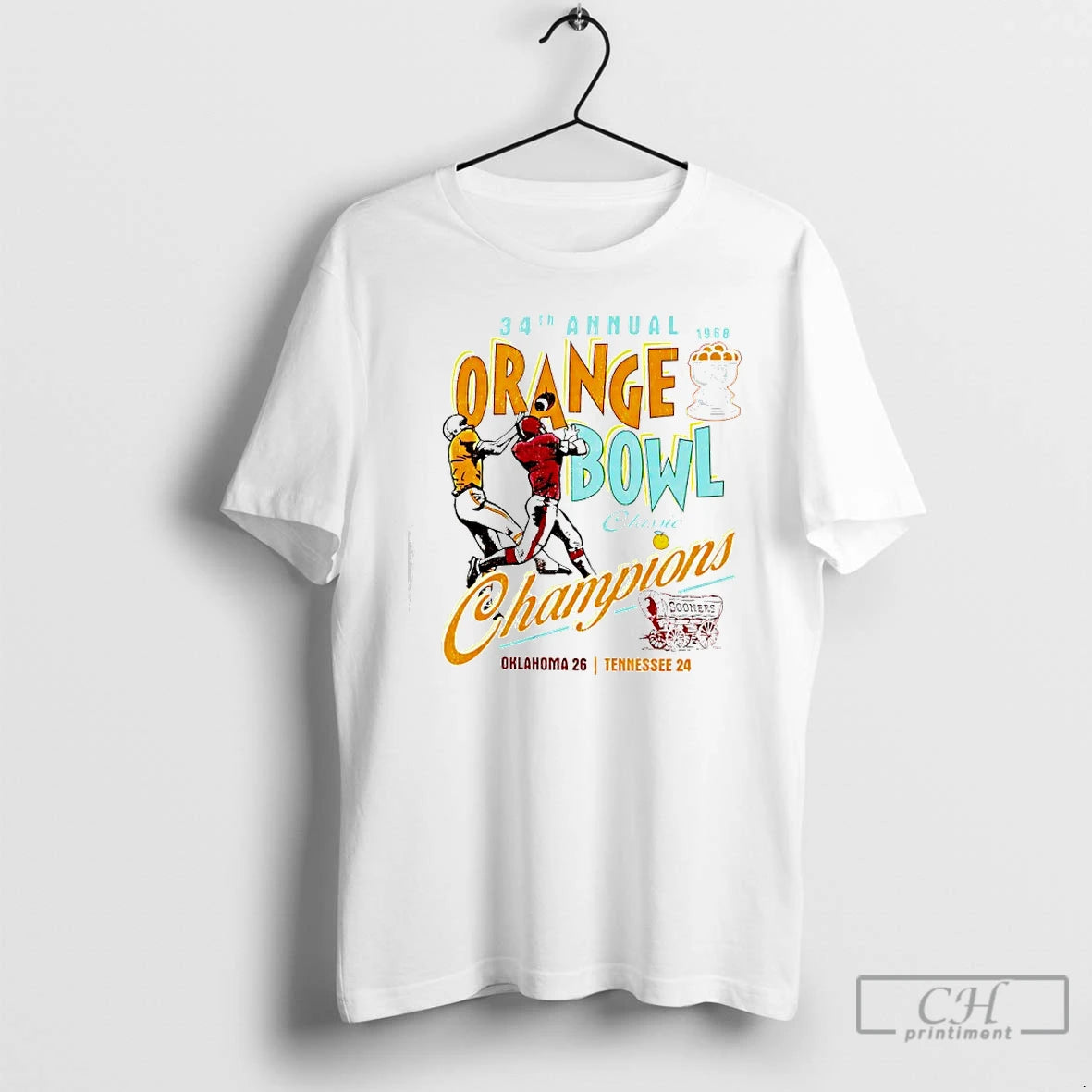 Premium Oklahoma Sooners Orange Bowl History 34th Annual Classic T-Shirts, Hoodie, Sweatshirt | ZylaModa.com