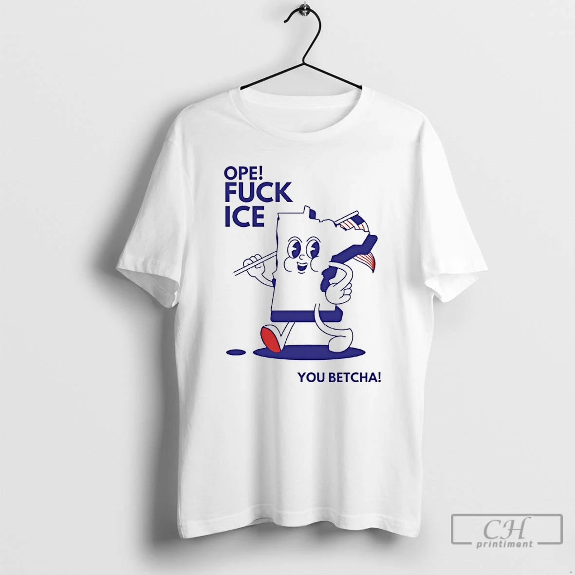 Premium Open Fuck Ice You Betcha Minnesota Map T-Shirts, Hoodie, Sweatshirt | ZylaModa.com