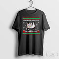 Premium Overstimulated But Festive Possum Light Christmas T-Shirts, Hoodie, Sweatshirt | ZylaModa.com