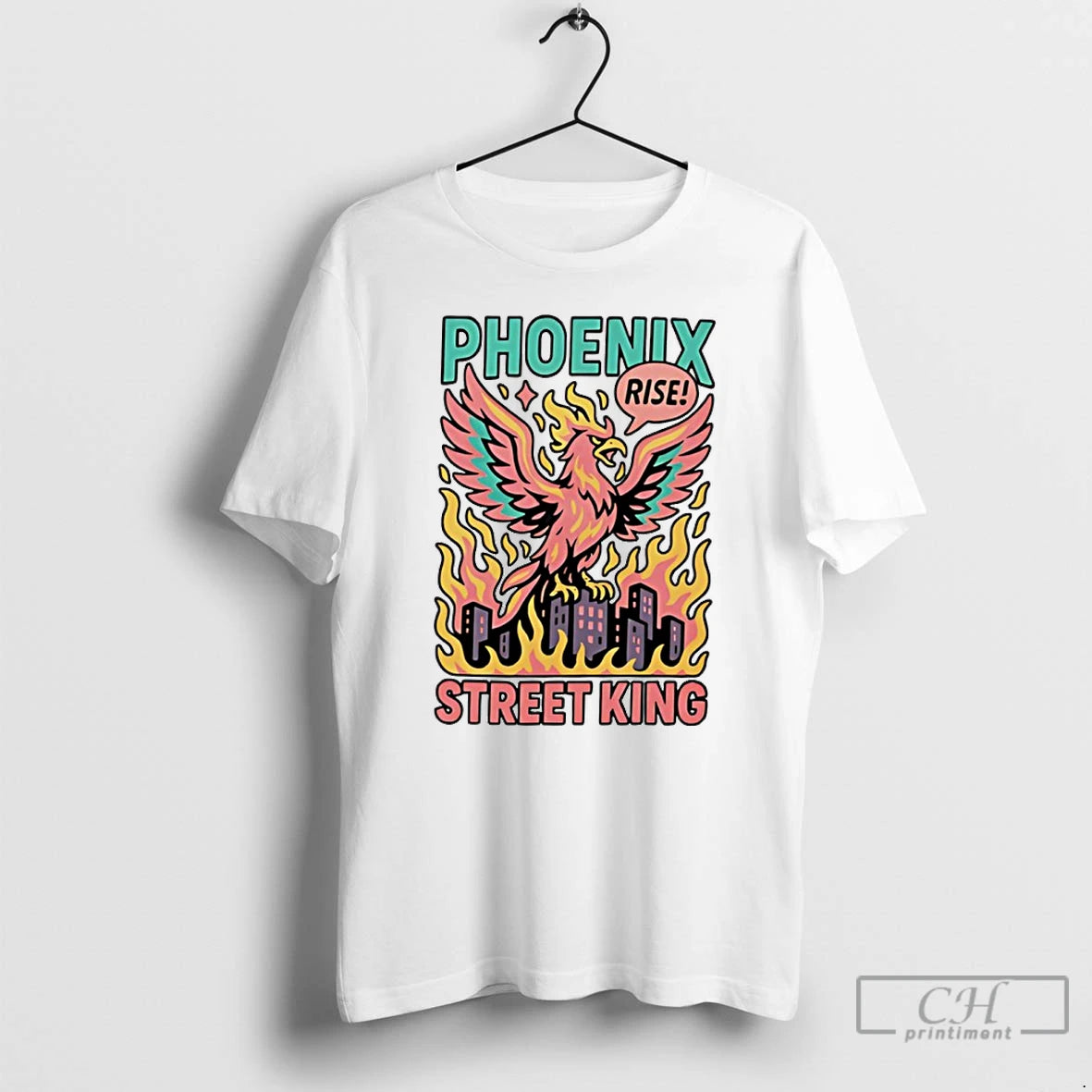 Premium Phoenix Rise Street King T-Shirts, Hoodie, Sweatshirt | ZylaModa.com