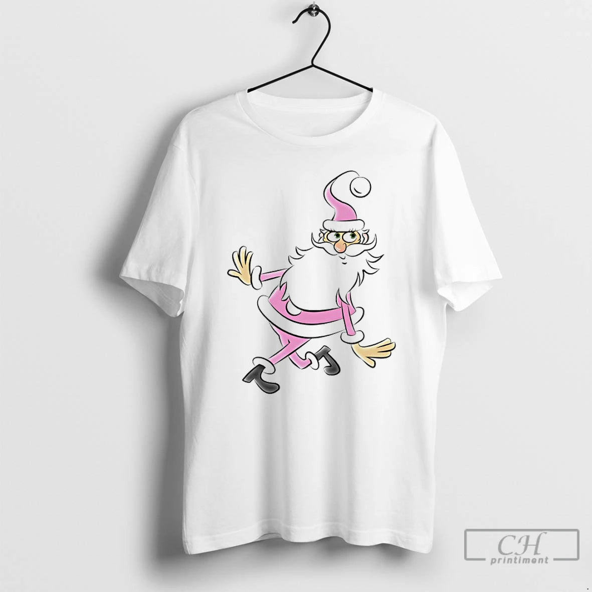 Premium Pink Santa Claus Swish Kringle Funny Christmas 2025 T-Shirts, Hoodie, Sweatshirt | ZylaModa.com