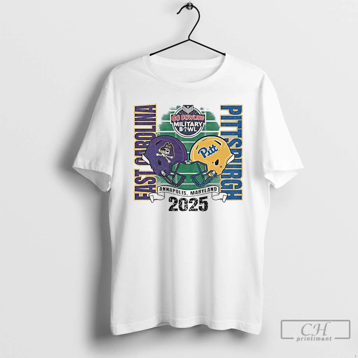Premium Pitt Panthers Vs East Carolina 84 2025 Military Bowl Head To Head T Shirts Hoodie, Sweatshirt | ZylaModa.com