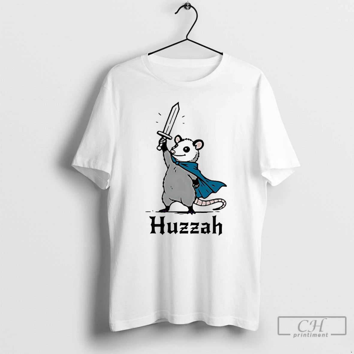 Premium Possum Knight Huzzah Meme T-Shirts, Hoodie, Sweatshirt | ZylaModa.com